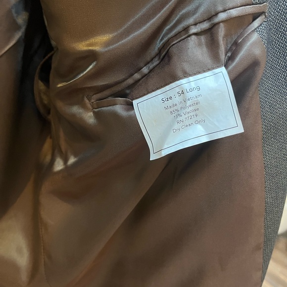 Pronto Uomo Suit Jacket 54L - Picture 8 of 9